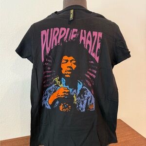 Jimi Hendrix Purple Haze Graphic T-Shirt women’s Large